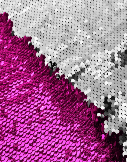 Fuchsia and Silver Mermaid