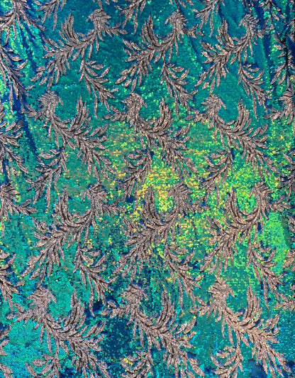 Turquoise Silver Pattern