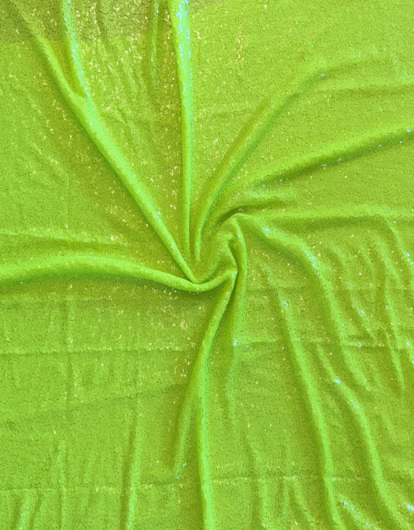 Micro Sequin Neon Green