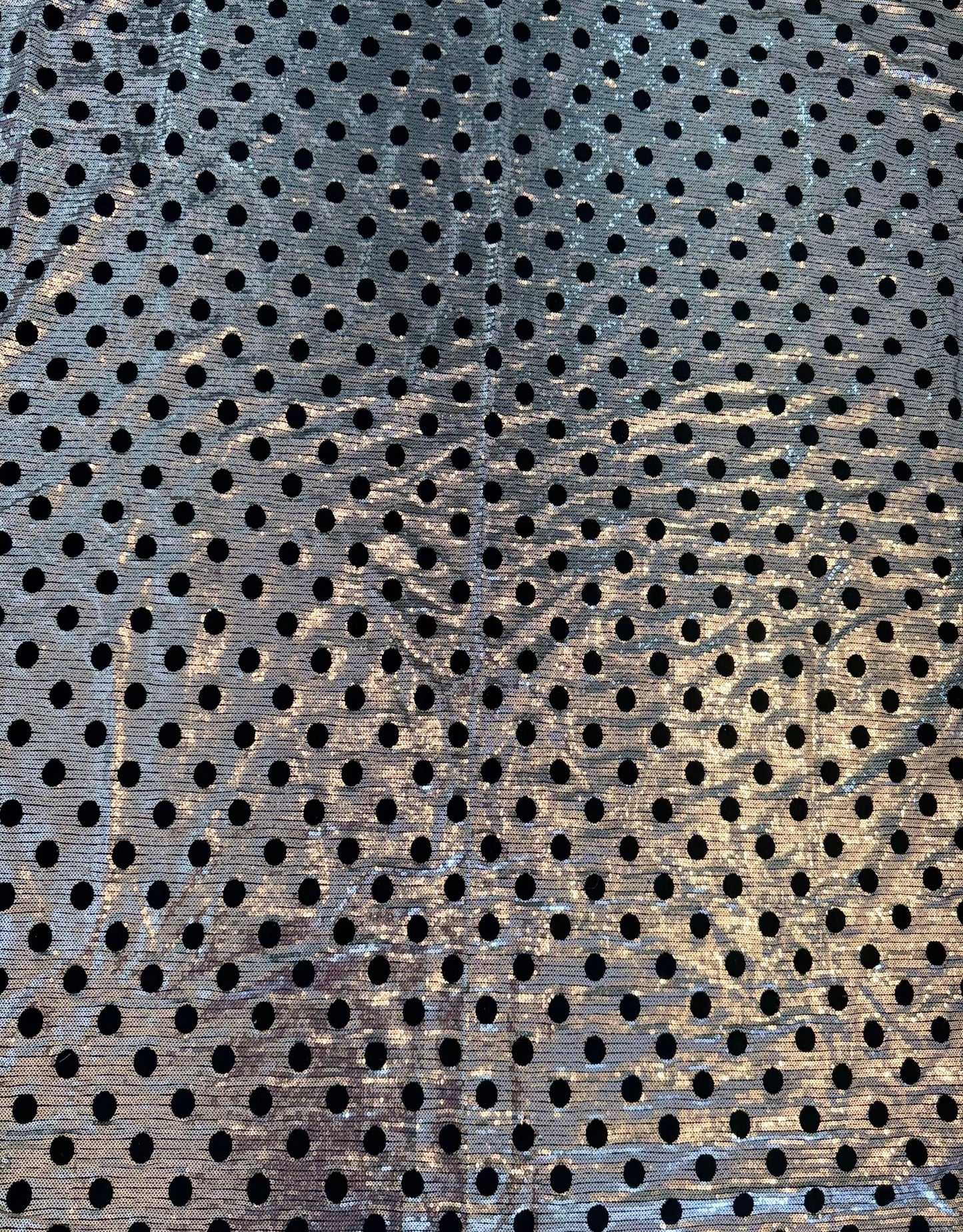 Silver Polka Dots