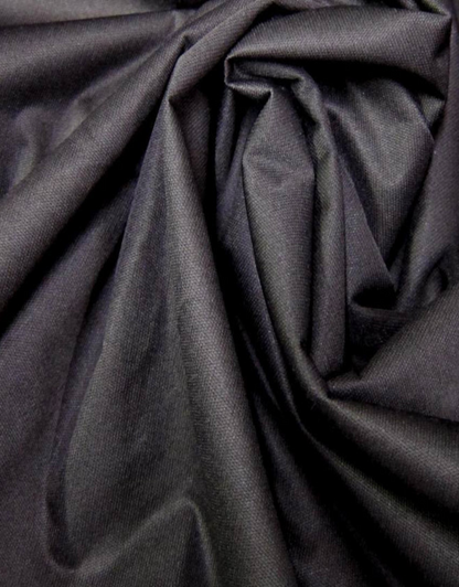 Close-up of dark fabric with folds
