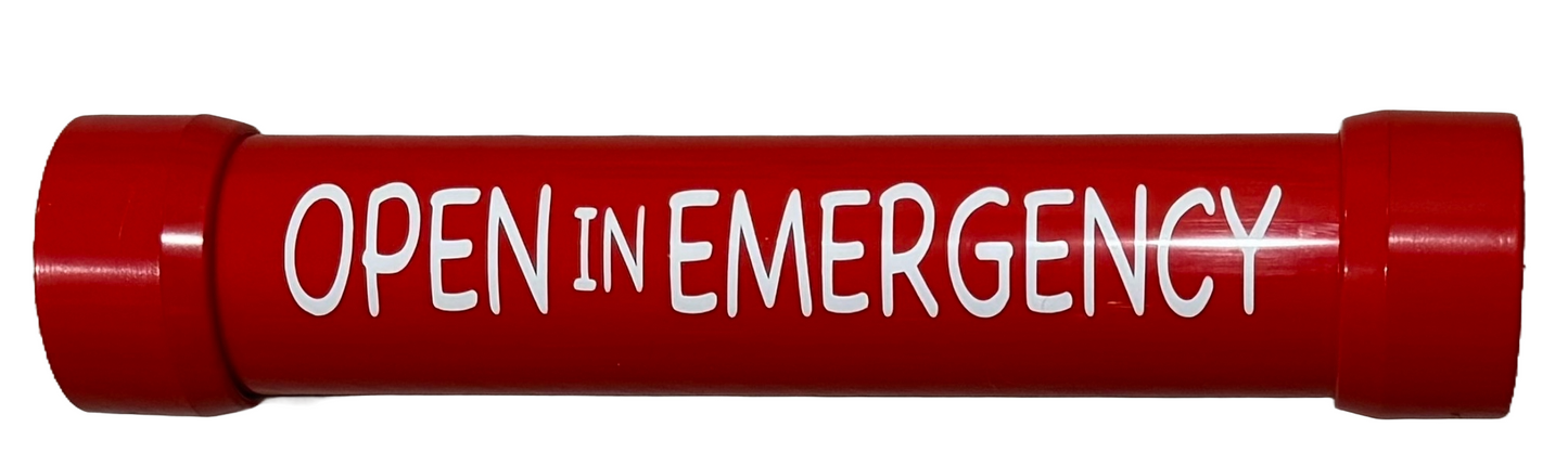 In case of emergency tube